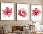 Wallity Huhu216 Cuadro Decorativo enmarcado en MDF (3 piezas) 35 x 50 cm